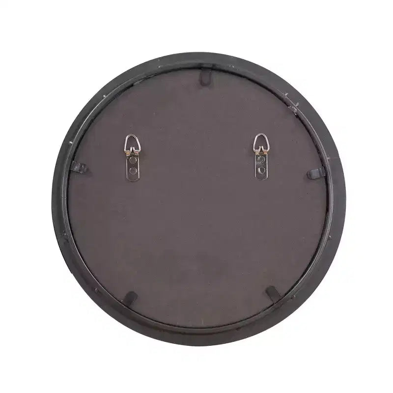 Miroir mural rond en métal cuivré : Décoration moderne, 40 cm de diamètre, aucun assemblage requis