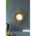 27 Inch Round Metal Wall Mirror
