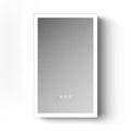 GDFStudio Tomomi 16 Modern Metal Medicine Cabinet with Mirror, LED Lights and 3 Color Temperatures