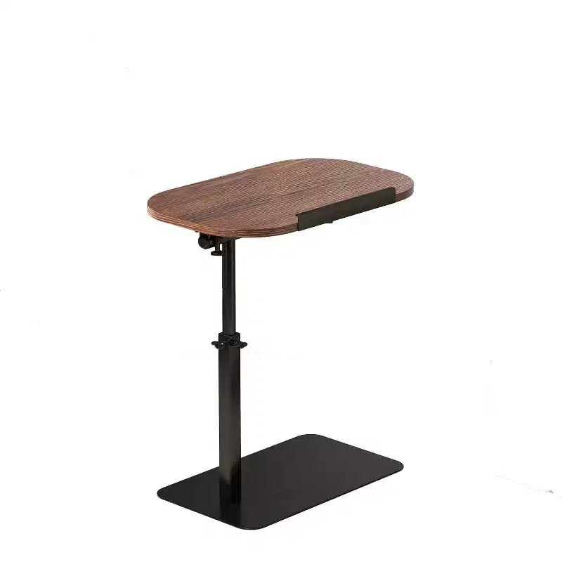 Table d'appoint avec plateau pour canapé, Table de bout réglable en hauteur au design minimaliste pour petits espaces, Table d'appoint pour lit ou canapé avec fente pour téléphone et tablette