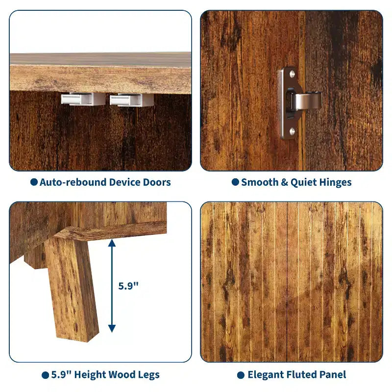 Meuble d'angle cannelé, Armoire de salle de bain autoportante avec étagère réglable, Meuble de rangement étroit pour cuisine, salon et salle de bain