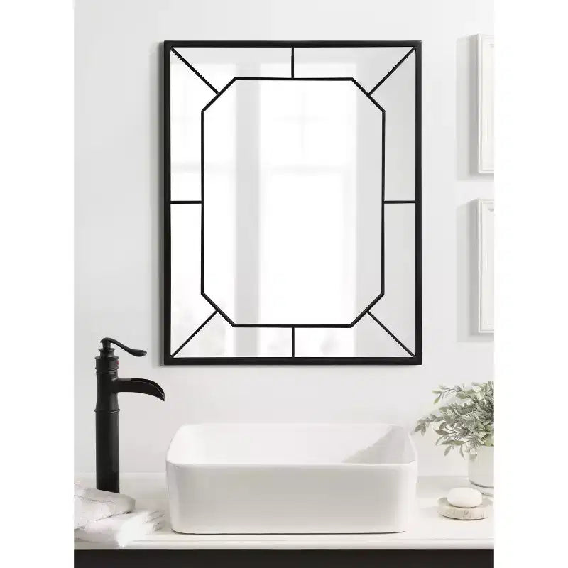 Miroir mural rectangulaire